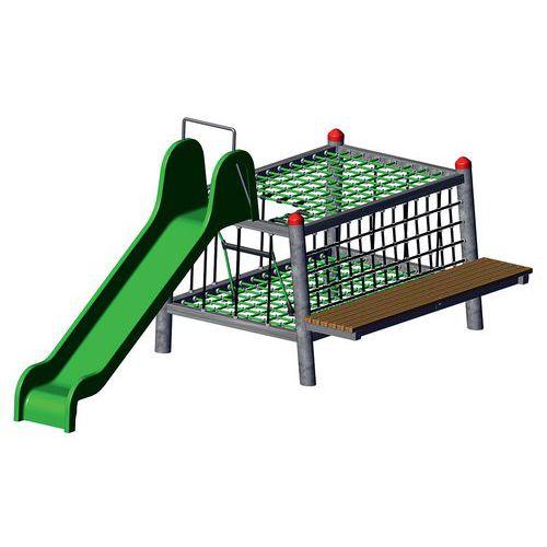 Illustration de : Le banc toboggan Huck