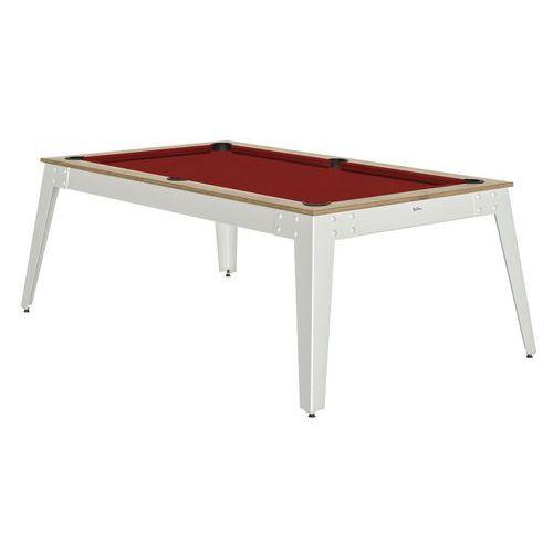 Billard Steel cadre chêne sablé - pieds blancs Rene Pierre thumbnail image 1