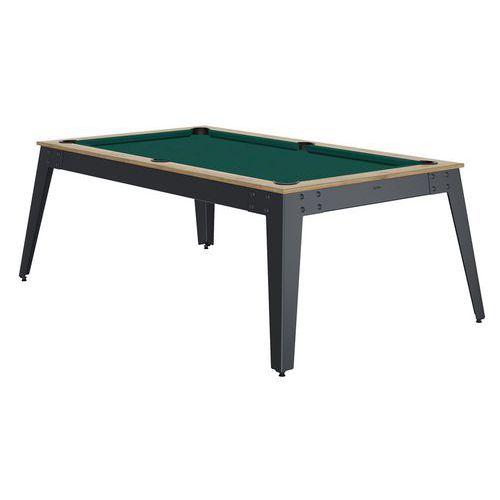 Billard Steel cadre chêne sablé - pieds gris Rene Pierre thumbnail image 1