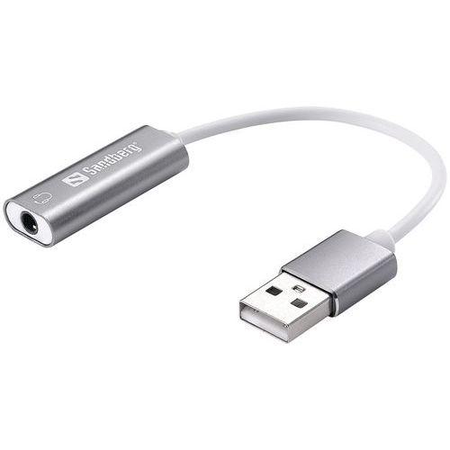 Adapateur Mini Jack vers USB pour micro casque - Sandberg thumbnail image 1