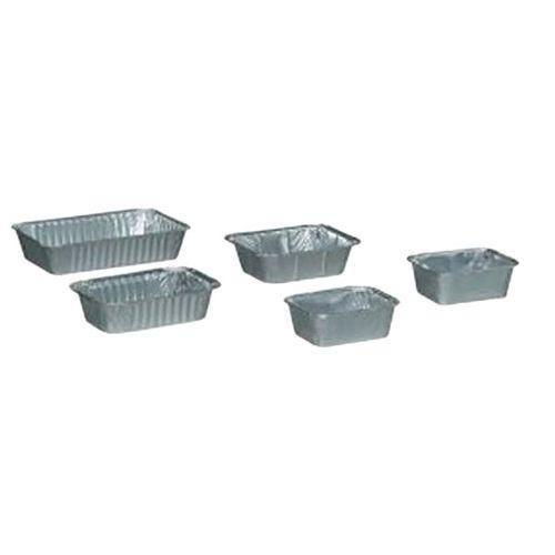 Illustration de : Lot de 5 barquettes aluminium 1 litre - Elbe