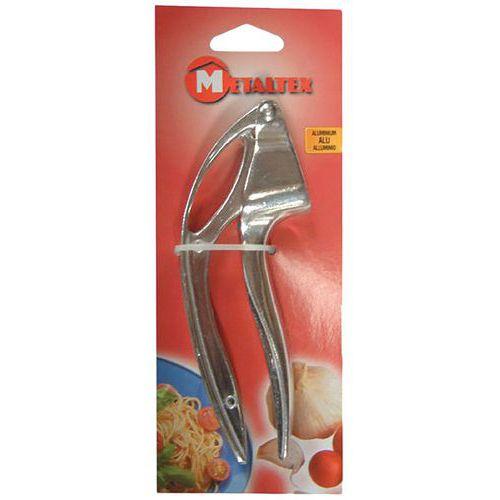 Illustration de : Presse ail en aluminium Metaltex