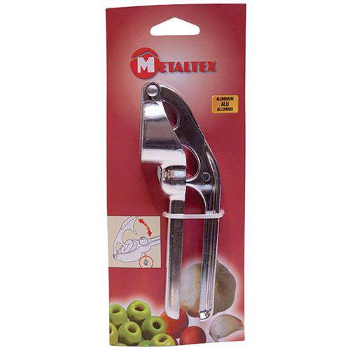 Illustration de : Presse ail et dénoyauteur alu Metaltex