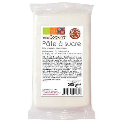 Pâte à sucre arôme vanille 250 g Blanche - Scrapcooking thumbnail image 1