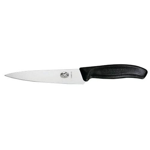 Couteau à découper & éminceur 15 cm Noir - Victorinox thumbnail image 1