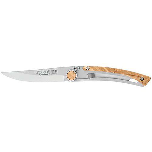 Couteau de poche Manche Olivier - Liner Lock Le Thiers thumbnail image 1