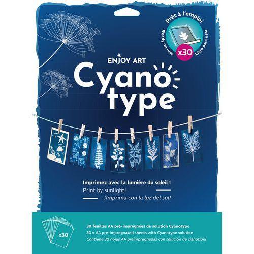 Pack de 30 feuilles cyanotype pré imprégnées A4 thumbnail image 1