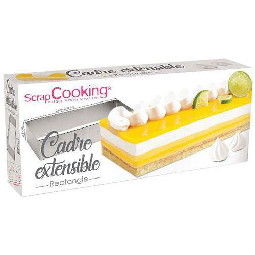 Illustration de : Cadre extensible rectangle - Scrapcooking