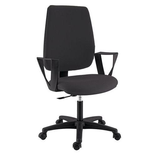 Fauteuil Kiwi accoudoirs fixes tissu M1 Anthracite thumbnail image 1