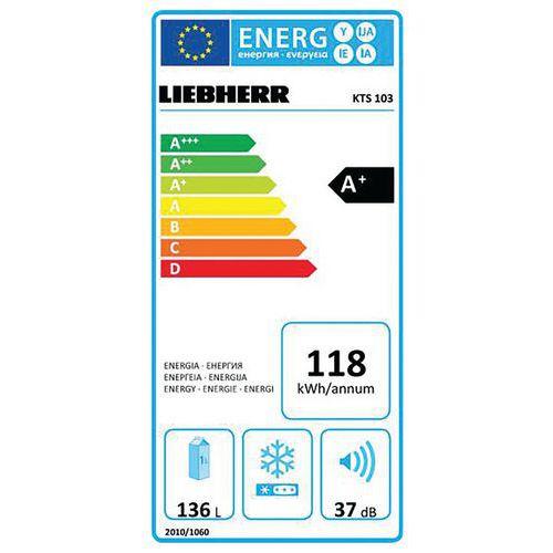 Illustration de : Réfrigérateur table top Tout utile 136L LIEBHERR