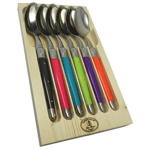 Illustration de : Coffret de 6 cuillères de table-Laguiole Tonic Mix Jean Dubost