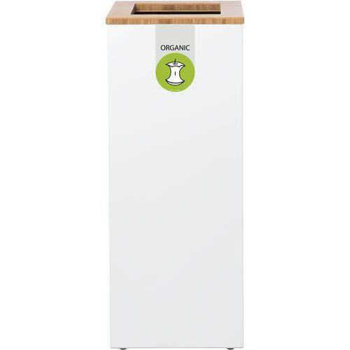 Station de tri sélectif Lune Paxa Large 65L blanc/vert thumbnail image 1