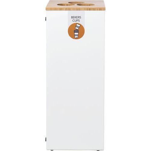 Station de collecte pour gobelets Lune Paxa Large 65L Blanc thumbnail image 1