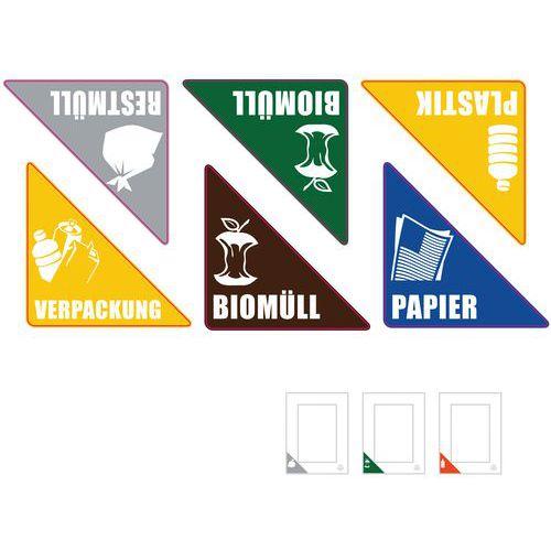 Illustration de : Etiquettes flux de tri pour RecycloFlex - Allemand
