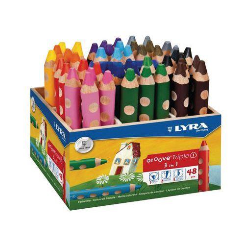 Schoolpack 48 crayons Groove TRIPLEONE thumbnail image 1