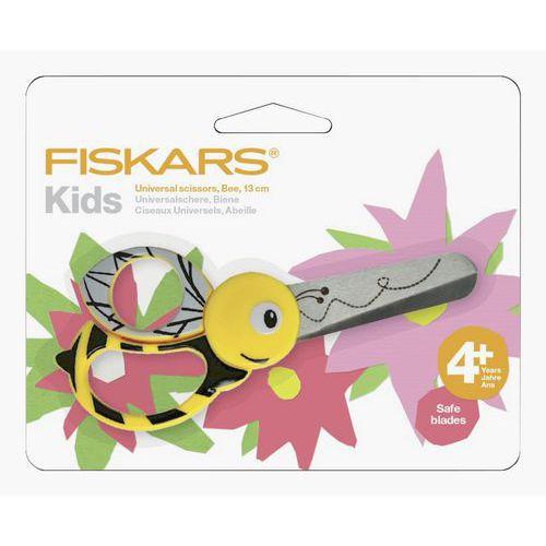 Illustration de : Ciseaux enfants animaux 13 cm ambidextre - Fiskars