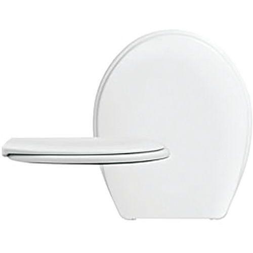 Abbatant blanc à charnière inox pour WC thumbnail image 1