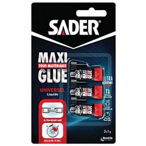 Illustration de : Colle maxiglue liquide x3 - Sader