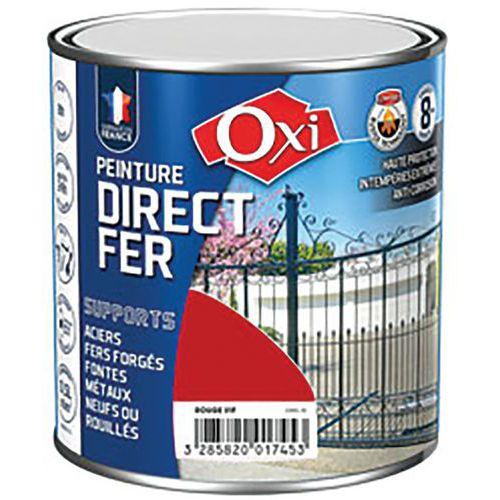 Illustration de : Peinture direct sur fer 0,5 l - Oxi