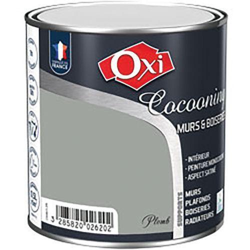Illustration de : Peinture murs et bois satin 0,5 l - Oxi