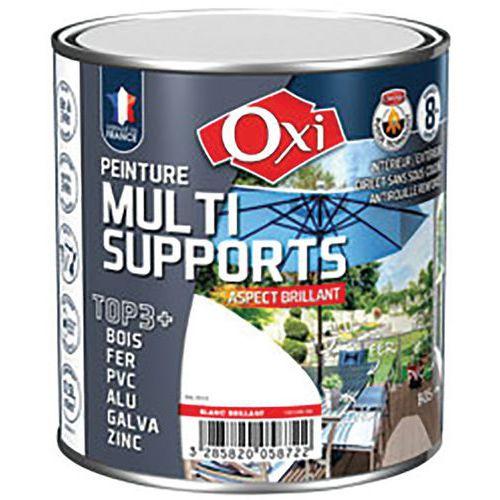Lot de 2 Peinture bois fer pvc brillant 500ml blanc double action thumbnail image 1