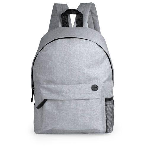Sac à dos polyester gris Dim. 280 x 400 x 140 mm thumbnail image 1