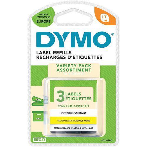 Lot de 3 Ruban Letratag lot de 3 rouleaux Assortis thumbnail image 1