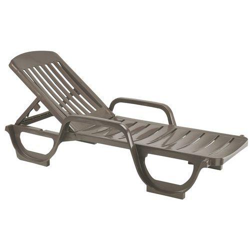 Bain de soleil Miami 190 cm taupe thumbnail image 1