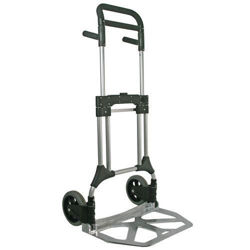 Diable pliant aluminium charge 200 kg - Roues Solid - DLV thumbnail image 1