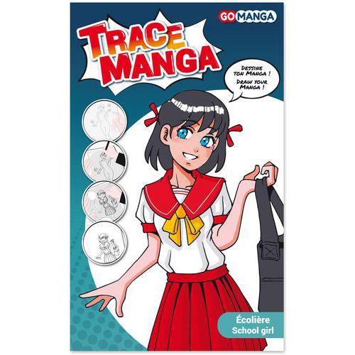 Graph'it trace-manga - Fille 'écolière' thumbnail image 1