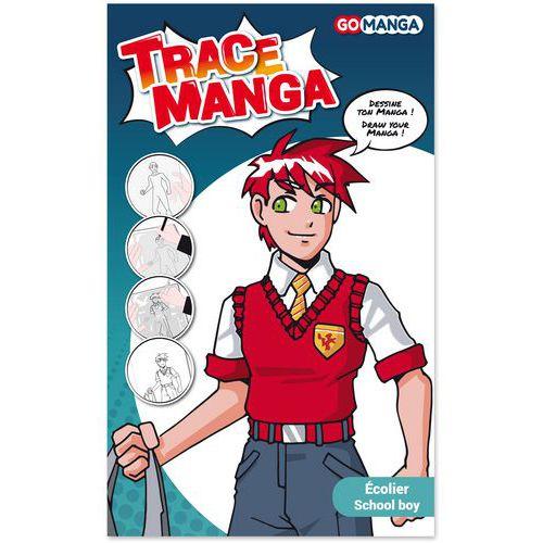 Trace-manga écolier 'Garçon' - Graph it fullname image