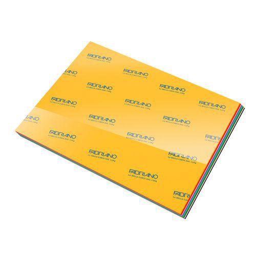 Paquet 50 feuilles papier dessin 50x65 cm Fabriano Colore 185g  10 couleurs assorties thumbnail image 1