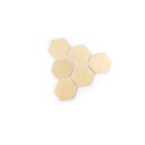 Illustration de : Forme hexagonale bois - Graine créative