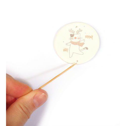 Illustration de : Atelier 12 médaillons panda en pâte polymère - Fimo