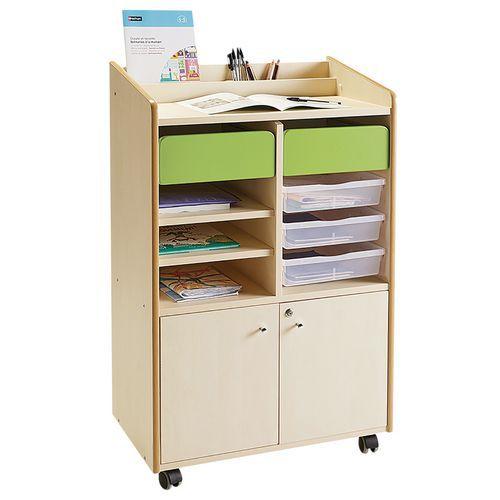 Illustration de : Flexi'class nathan meuble de l'enseignant - Nathan