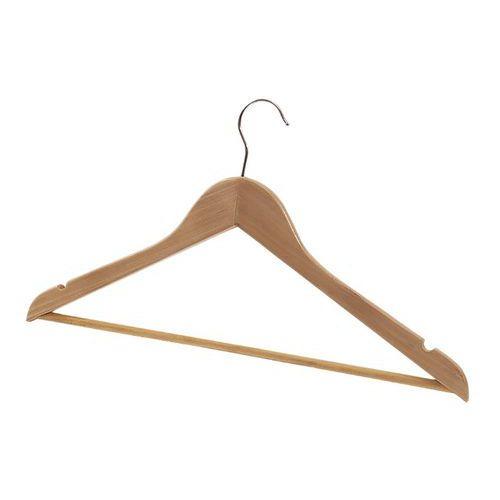 Lot de 25 Cintres avec barre Bois thumbnail image 1