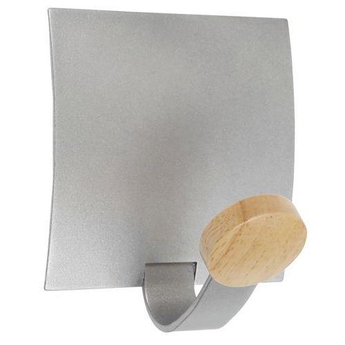 Illustration de : Patère magnétique acier et bois Alba