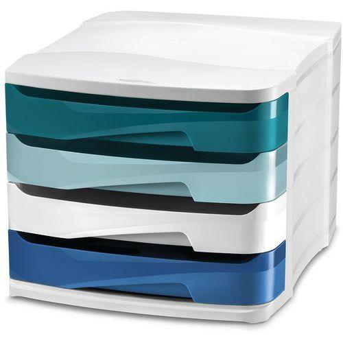 Illustration de : Module de classement 4 tiroirs - Riviera - Cep