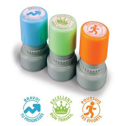 Ensemble de 3 tampons à encrage automatique thumbnail image 1