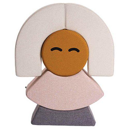 Illustration de : Ensemble poufs Madame Klip Klap complet-KlipKlap