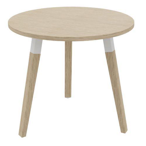 Illustration de : Table de réunion Dialogue Ø 80 cm Buronomic