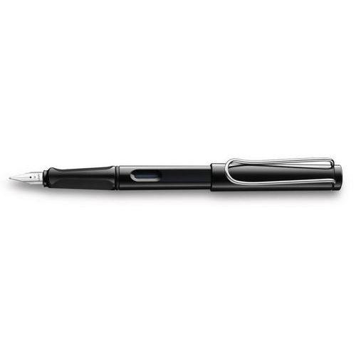 Stylo plume pointe moyenne noir Lamy Safari + 1 cartouche bleue thumbnail image 1