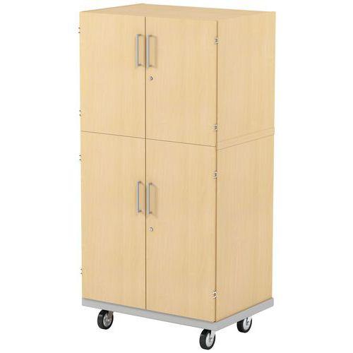 Illustration de : Meuble audiovisuel mobile plateau pivotant