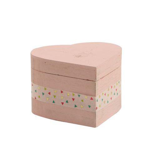 Illustration de : Boite forme cœur aimantée