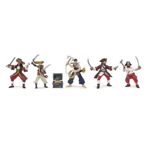 Illustration de : Lot de figurines les pirates et les corsaires - Papo