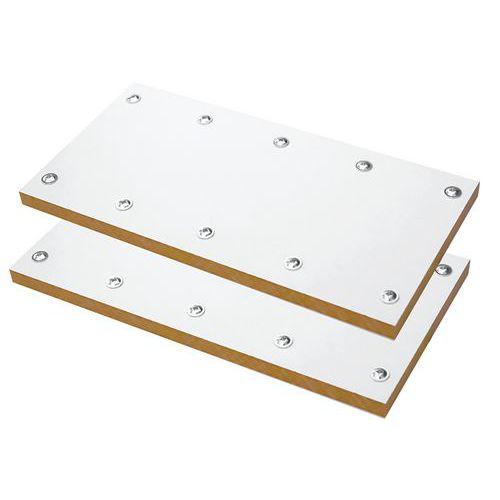 Illustration de : Kit de liaison pour tables Eko carrée - rectangulaire - demi-ronde