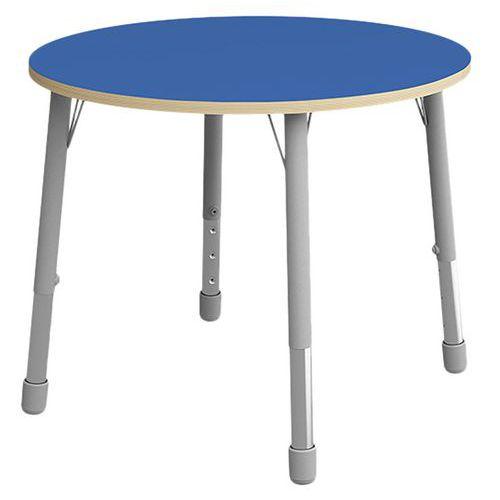 Table Eko ronde ø 100 cm réglable T1 à T3 - bleu thumbnail image 1