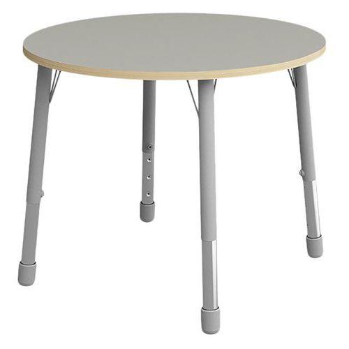 Table Eko ronde ø 100 cm réglable T1 à T3 - gris thumbnail image 1