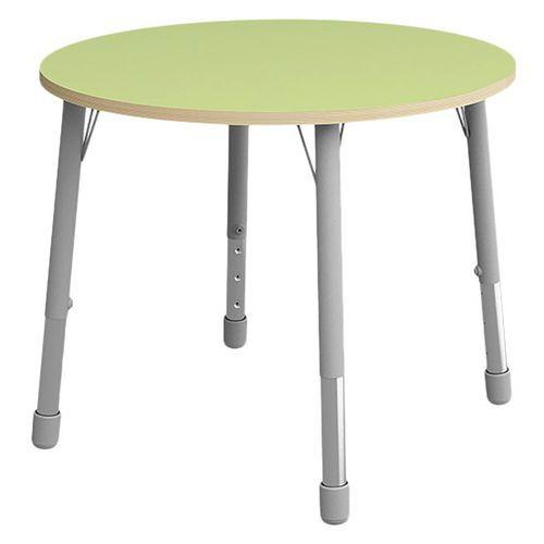 Table Eko ronde ø 100 cm réglable T1 à T3 - vert clair thumbnail image 1