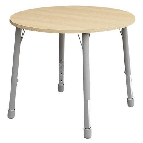 Table Eko ronde ø 100 cm réglable T1 à T3 - hêtre thumbnail image 1